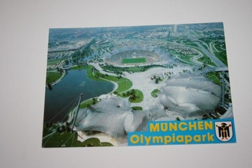 Pocztówka Monachium Park Olimpijski