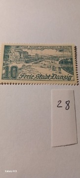 WM Gdańsk znaczek 1936