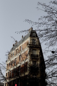 Fotografia z Paryża : Kamieniczka