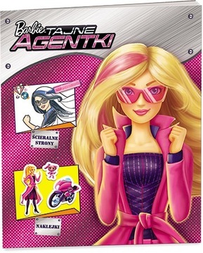 Barbie Tajne Agentki Ścieralne strony ~ NOWA