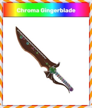 Roblox Murder Mystery 2 Chroma Gingerblade