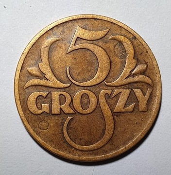 5 groszy 1935 brąz II RP