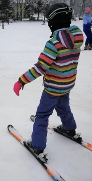 Kurtka narciarska Roxy, spodnie narciarskie Wedze 