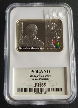 20zł Stanisław Wyspiański 2006 - grading PR 69