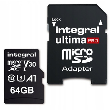 Karta Pamięci MicroSD integral ultima PRO 64GB