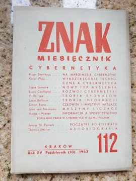 Znak miesięcznik nr 112 Cybernetyka