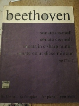 Sonata cis-moll na fortepian Beethoven