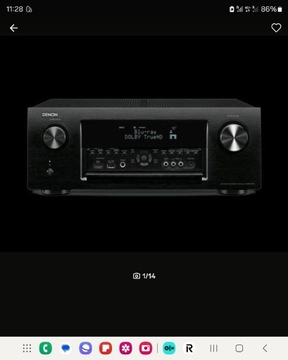 Denon AVR 3313 670Wat 7.2 4K 2x32Bit Mega Stereo