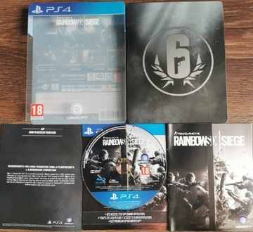 Rainbow Six Siege na PS4. Steelbook. 