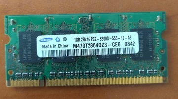 Pamięć SAMSUNG 1GB DDR2 RAM PC2-5530S-555-12-A3