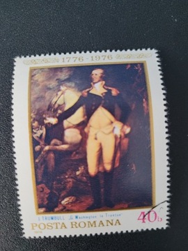 J.Trumbull - G.Washington la Trenton 1776-1976