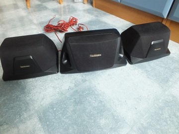 3szt. kolumny TECHNICS SB-PS20 surround satelity