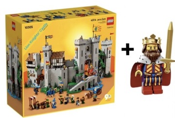 LEGO 10305 Zamek rycerzy herbu Lew + Król Nowy