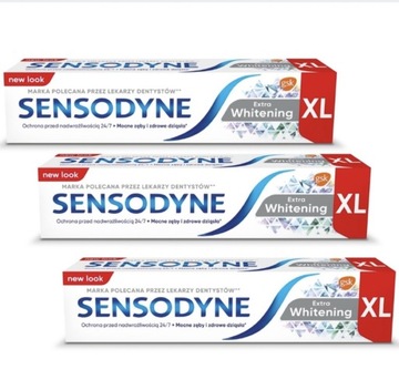 3 x Sensodyne extra weitgening XL 100 ml