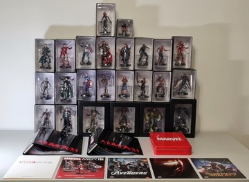 24 figurki Marvel od DeAgostion + dodatki