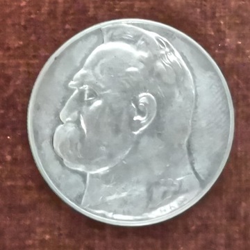 Srebrna moneta - Piłsudski 10 zł