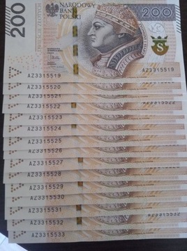 Banknoty seryjne