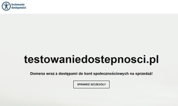 Domena internetowa testowaniedostepnosci.pl 