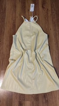 Skórzana sukienka 38