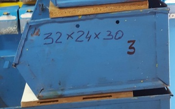 Pojemniki magazynowe metalowe 32x24x30 cm