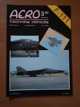 Aero technika lotnicza 3/92, F-111