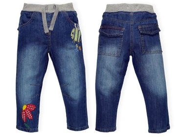 Spodnie jeansowe nowe Minoti r. 86/92