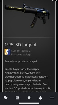 Skin CS2 MP5-SD | Agent