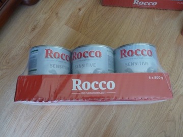 Rocco Sensitive 6 x 800g dziczyzna z makaronem