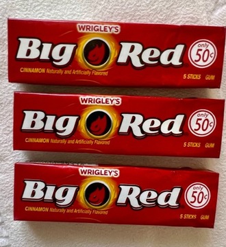 Wrigley's Big Red cynamonowa guma do żucia oryginalna z USA 