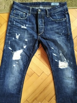 Spodnie jeans przetarcia Jack & Jones roz. 33/34