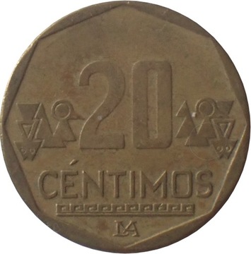 Peru 20 centimos z 2017 roku - OBEJRZ. MOJĄ OFERTĘ