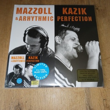 MAZZOLL KAZIK & ARHYTHMIC PERFECTION Blue vinyl LP