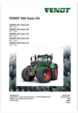 Instrukcja napraw Fendt  927, 930, 933, 936 S4 PL