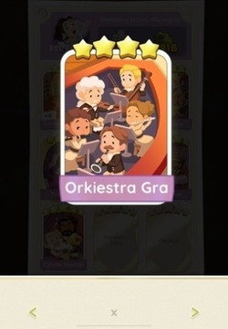 Naklejka 4* Monopoly GO! Orkiestra gra