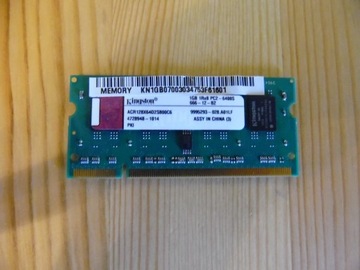 Pamięć RAM  1 Gb KingSton