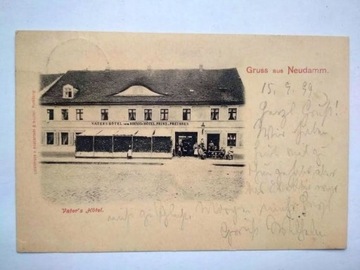 DĘBNO Gruss aus Neudamm Vater's Hotel 1899
