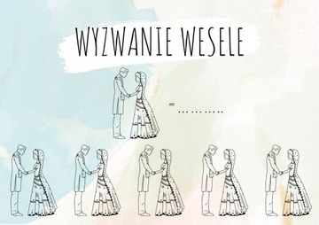 Wyzwanie wesele segregator a6