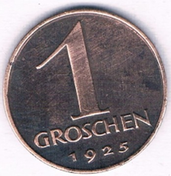 AUSTRIA 1GROSZ 1925