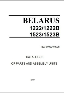 Katalog części Belarus 1222, 1523