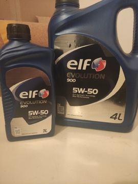 Olej silnikowy ELF 5w50 Evo 900 / 4l+1l zestaw 5l