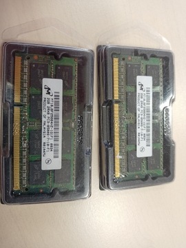 Pamięć RAM 2x2GB PC3-8500S - laptop