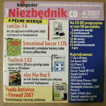 Komputer Świat Twój Niezbędnik 2007 4 CD