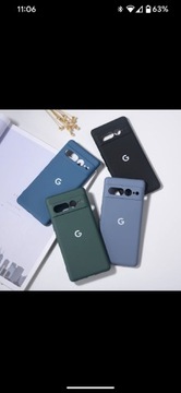 Google Pixel 7 case niebieski mat 