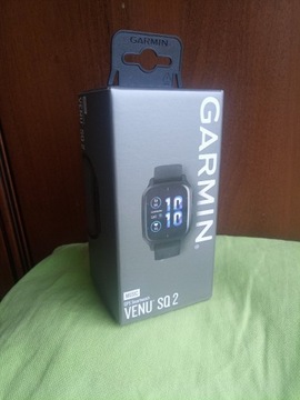 Smartwatch Garmin Venu sq 2 music czarny, nowy