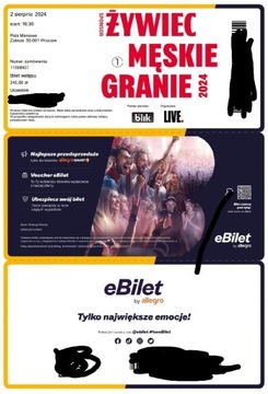 Bilet Męskie Granie Wrocław 2024