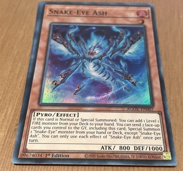 Yugioh Snake-Eye Ash