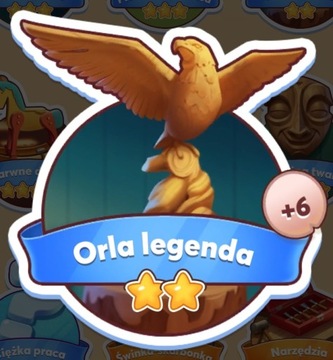 Orla legenda naklejki Coin master