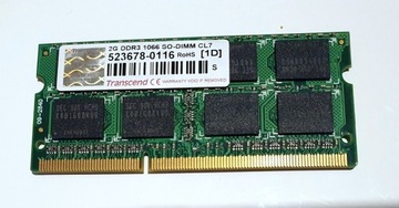 Pamięć RAM DDR3 2 Gb 1066