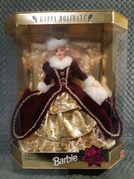 Lalka Barbie kolekcjonerska Happy Holidays 1996