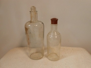stare buteleczki po wodzie brzozowej